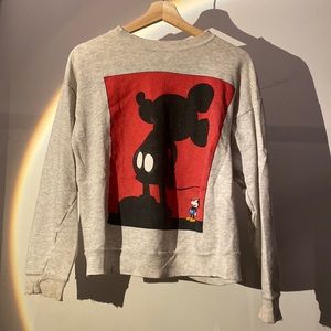 very vintage mickey mouse sweatshirt